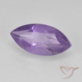 1.99 ct Violet Amethyst Stone, Natural Amethyst in Marquise Facet Shape for Sale