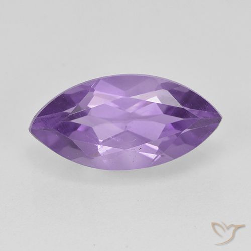 1.73ct Natural Medium Violet Amethyst, Marquise, VS