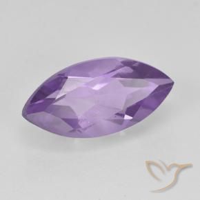 1.73 ct Violet Amethyst Stone, Natural Amethyst in Marquise Facet Shape for Sale