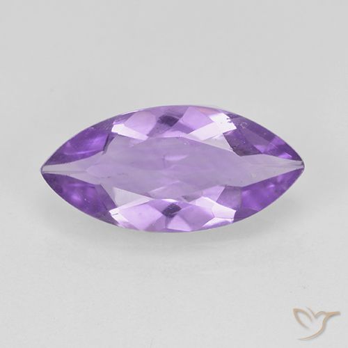 1.23ct Natural Medium Violet Amethyst, Marquise, VS