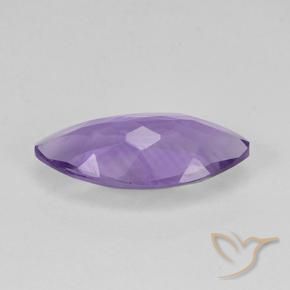 Amethyst Gemstone in 11.9 x 5.8 mm Size for Sale, Amethyst Stone in Medium Violet Color