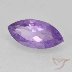 2.07 ct Violet Amethyst Stone, Natural Amethyst in Marquise Facet Shape for Sale