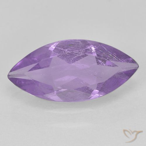 1.31ct Natural Medium Violet Amethyst, Marquise, VS-SI