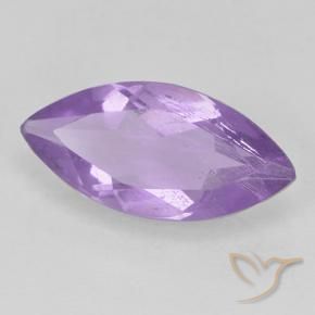 1.31 ct Violet Amethyst Stone, Natural Amethyst in Marquise Facet Shape for Sale