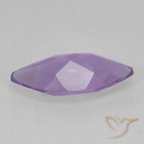 Amethyst Gemstone in 12.2 x 5.9 mm Size for Sale, Amethyst Stone in Medium Violet Color