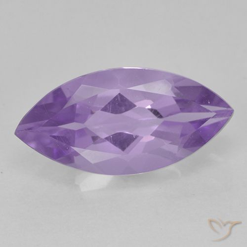 1.56ct Natural Medium Violet Amethyst, Marquise, VS