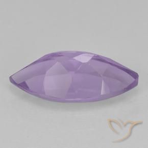 Amethyst Gemstone in 12.2 x 5.9 mm Size for Sale, Amethyst Stone in Medium Violet Color