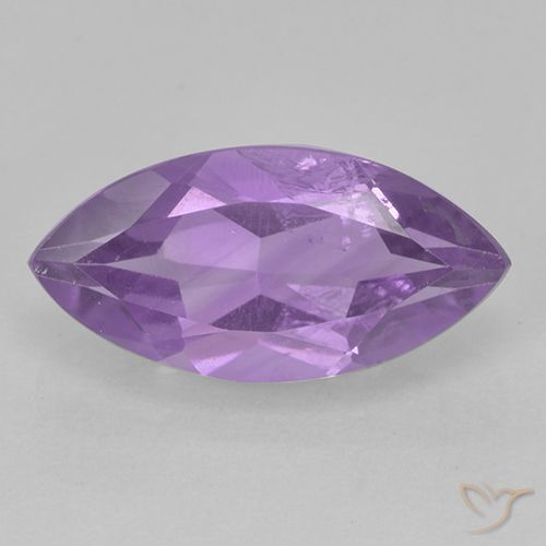 Améthyste Violet marquise facet 1,7 ct du Brésil, dimension 12,1 x 6mm, pierre gemme naturelle Non traité, pureté vs-si, 1 pièce Améthyste de couleur Violet moyen, dureté Mohs de 7 convient aux bijoux de tous les jours, pierre de sagesse, Pierre du zodiaque Poissons, Photo A