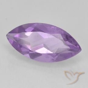 1.70 ct Violet Amethyst Stone, Natural Amethyst in Marquise Facet Shape for Sale