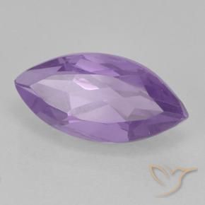 2.07 ct Violet Amethyst Stone, Natural Amethyst in Marquise Facet Shape for Sale