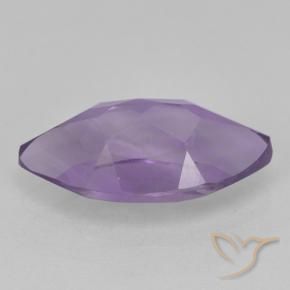 Amethyst Gemstone in 12.1 x 6.1 mm Size for Sale, Amethyst Stone in Medium Violet Pink Color