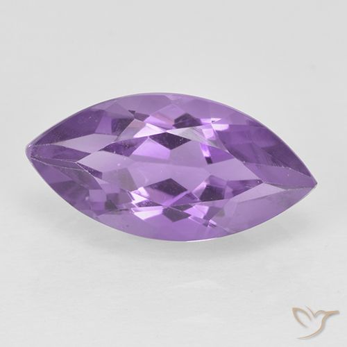 1.79ct Natural Medium Violet Amethyst, Marquise, VS