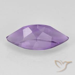 Amethyst Gemstone in 12.1 x 6.1 mm Size for Sale, Amethyst Stone in Medium Violet Color