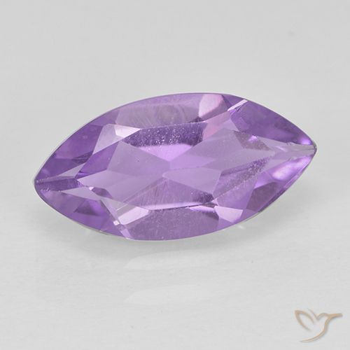 1.42ct Natural Medium Violet Amethyst, Marquise, VS