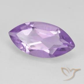 1.42 ct Violet Amethyst Stone, Natural Amethyst in Marquise Facet Shape for Sale
