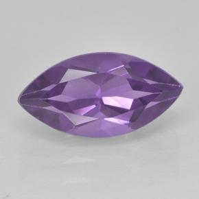 Medium Violet Amethyst Edelstein - 1.8ct Marquiseschliff (ID: 500261)