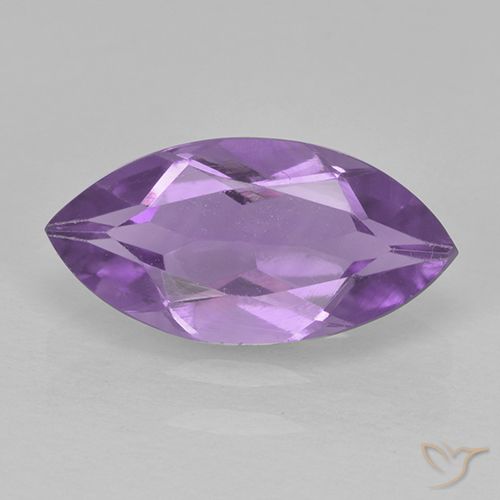1.52ct Natural Iris Violet Amethyst, Marquise, VS