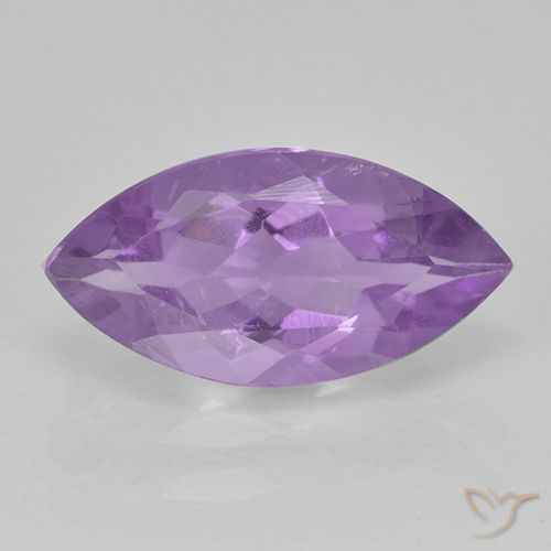 1.57ct Natural Medium Violet Amethyst, Marquise, VS-SI
