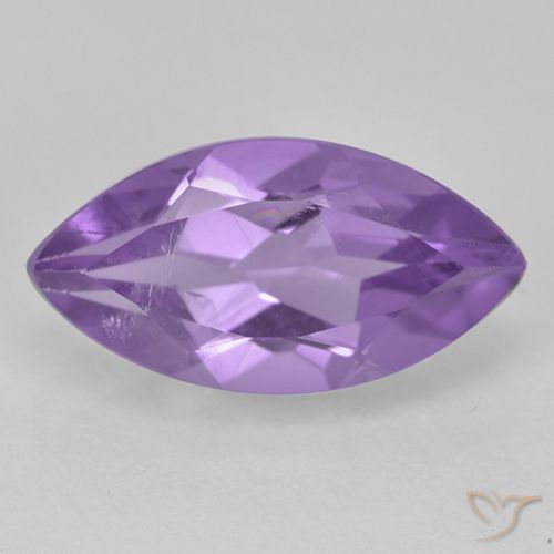 1,56 ct marquise schliff violetter Amethyst aus Brasilien, Größe 11,8 x 6,1mm, Garantiert natürlicher Edelstein, VS Reinheit, 1 Stück Amethyst in Mittelviolett Farbe, Mohs-Härte von 7 Geeignet für den täglichen Gebrauch im Schmuck, Stein des Geistes, Photo A