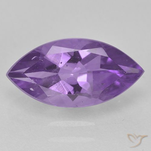 1.64ct Natural Medium Violet Amethyst, Marquise, VS