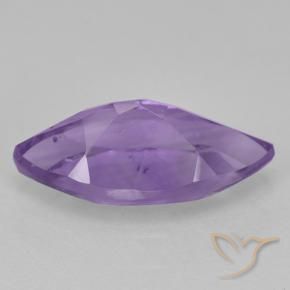 Amethyst Gemstone in 12.1 x 6.1 mm Size for Sale, Amethyst Stone in Medium Violet Color