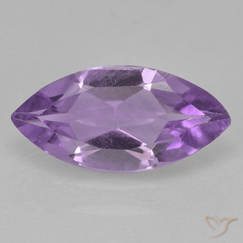 1.30ct Natural Deep Pinkish Violet Amethyst, Marquise, VS