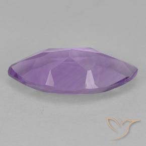 Amethyst Gemstone in 12 x 5.9 mm Size for Sale, Amethyst Stone in Deep Pinkish Violet Color