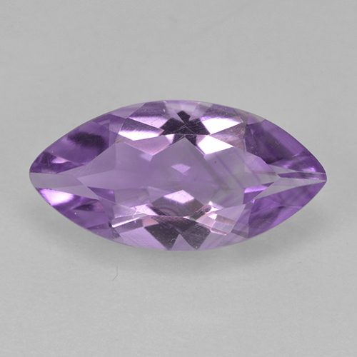 Medium Violet Amethyst Gem - 1.5ct Marquise Facet (ID: 500385)