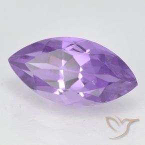 2.05 ct Violet Amethyst Stone, Natural Amethyst in Marquise Facet Shape for Sale