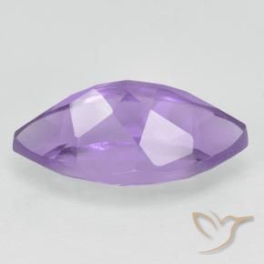 Amethyst Gemstone in 12 x 6.1 mm Size for Sale, Amethyst Stone in Medium Violet Color