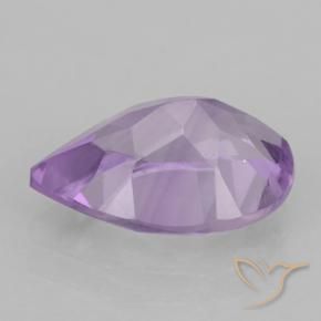 Amethyst Gemstone in 10 x 7 mm (calibrated) Size for Sale, Amethyst Stone in Medium Pink Violet Color