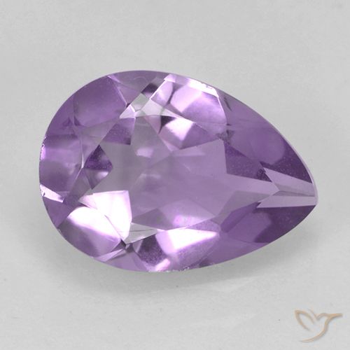 1,63ct Sfaccettatura a pera viola Ametista dal Brasile, Dimension 10 x 7,1mm, Natural non trattati Gemstone, VVS-VS Clarity, 1 piece Ametista in Viola medio Color, Mohs Hardness of 7 adatto per gioielli da indossare ogni giorno, Mercoledì Gemma, Photo A