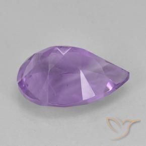 Amethyst Gemstone in 10 x 7 mm (calibrated) Size for Sale, Amethyst Stone in Medium Violet Color