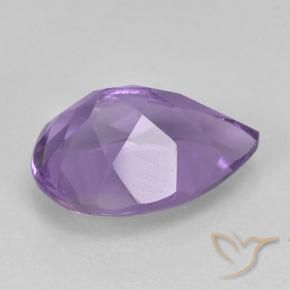 Amethyst Gemstone in 10 x 7 mm (calibrated) Size for Sale, Amethyst Stone in Medium Violet Color