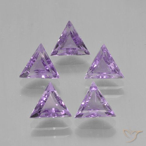 2.99ctw Natural Medium Violet Amethyst, Trillion, VS