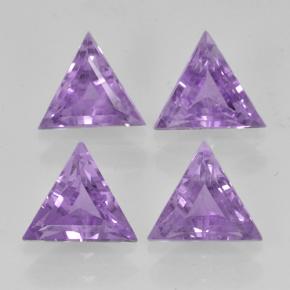 Medium Violet Аметист Камень - 0.6ct Огранка Триллион Фасетная (ID: 501942)