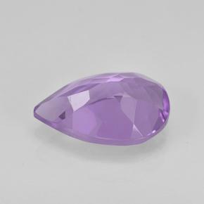 Amethyst Gemstone in 10 x 6.6 mm Size for Sale, Amethyst Stone in Medium Violet Color