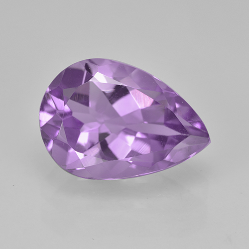 Violeta medio Amatista Gema - 1.9ct Corte en forma de pera (ID: 502000)