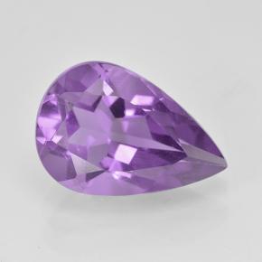 Medium Violet Аметист Камень - 2.6ct Фасетная Груша (ID: 502135)