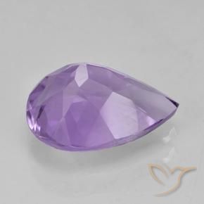 Amethyst Gemstone in 10.8 x 8 mm Size for Sale, Amethyst Stone in Medium Violet Color