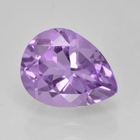 Medium Violet Amethyst Edelstein - 2.2ct Birnen Schliff (ID: 502138)