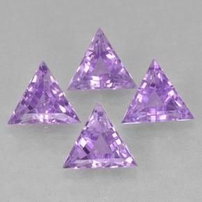 Deep Iris Violet Аметист Камень - 0.6ct Огранка Триллион Фасетная (ID: 502159)