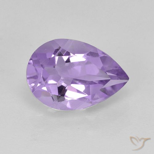 1.78ct Natural Medium Violet Amethyst, Pear Shape, VVS-VS