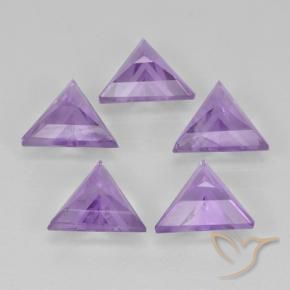 Amethyst Gemstones in 6.8 x 6.1 mm Size for Sale, Amethyst Stones in Iris Violet Color