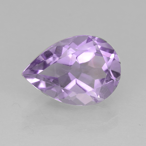 Medium Violet Amethyst Gem - 1.9ct Pear Facet (ID: 502897)
