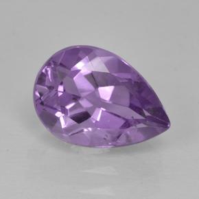 Medium Violet Аметист Камень - 1.8ct Фасетная Груша (ID: 503110)