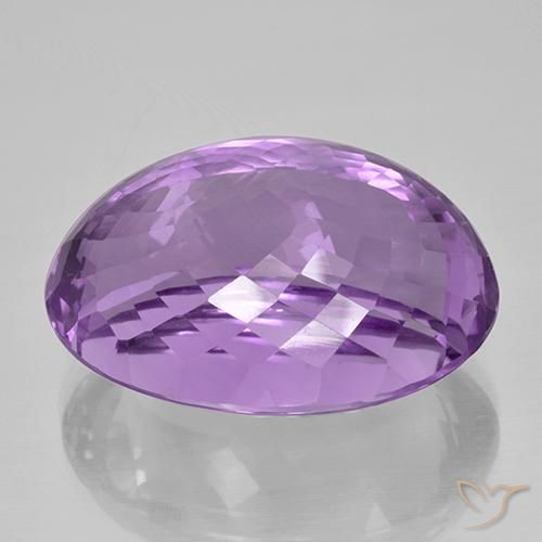 Amethyst Gemstone in 27 x 20 mm (calibrated) Size for Sale, Amethyst Stone in Pinkish Violet Color