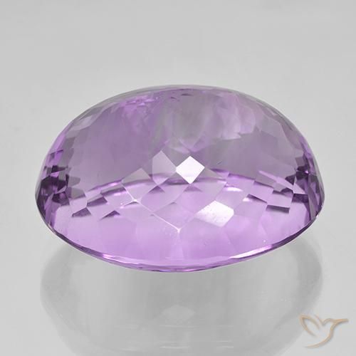 Amethyst Gemstone in 27 x 20 mm (calibrated) Size for Sale, Amethyst Stone in Pinkish Violet Color