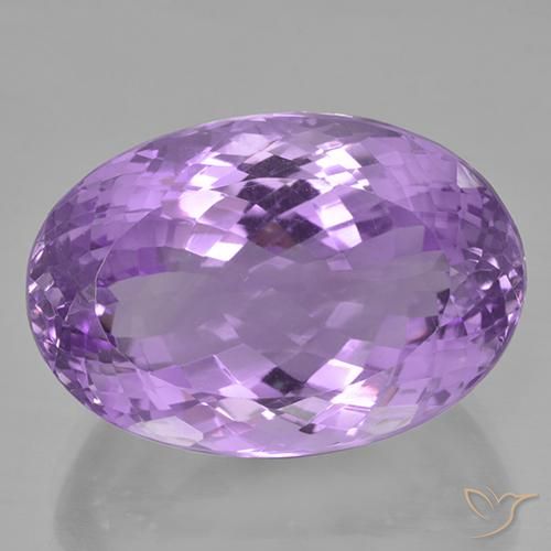 44.27 ct Oval Portuguese Cut Amethyst, 26.5 x 18.1 mm From Brazil, Photo A