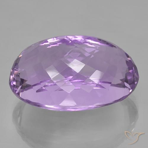 Amethyst Gemstone in 26.5 x 18.1 mm Size for Sale, Amethyst Stone in Purplish Violet Color